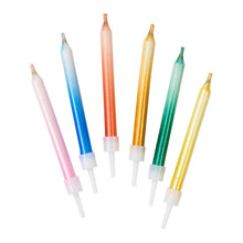 Load image into Gallery viewer, Birthday Brights Rainbow Magic Relighting Candles
