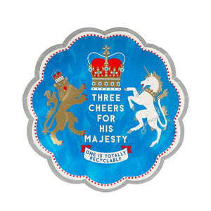 Right Royal Spectacle Coronation Paper Plates - 12 Pack