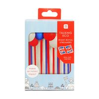 Right Royal Spectacle Red, White and Blue Paper Streamers - Zebra Blush