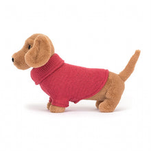 Load image into Gallery viewer, Sweater Sausage Dog Pink - Zebra Blush
