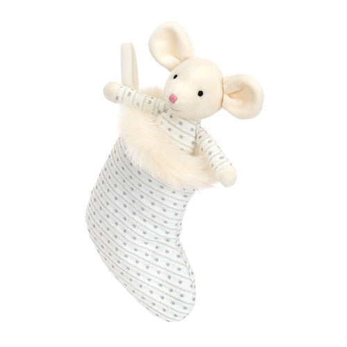Shimmer Stocking Mouse - Zebra Blush