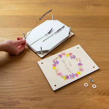 Load image into Gallery viewer, Truly Fairy Wooden Flower Press - Zebra Blush
