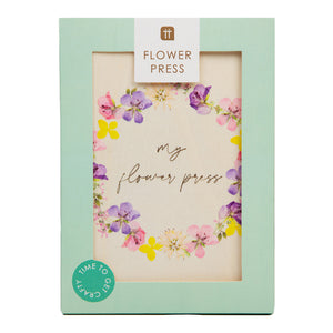 Truly Fairy Wooden Flower Press - Zebra Blush