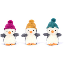 Load image into Gallery viewer, Wee Winter Penguin Assortment - Zebra Blush

