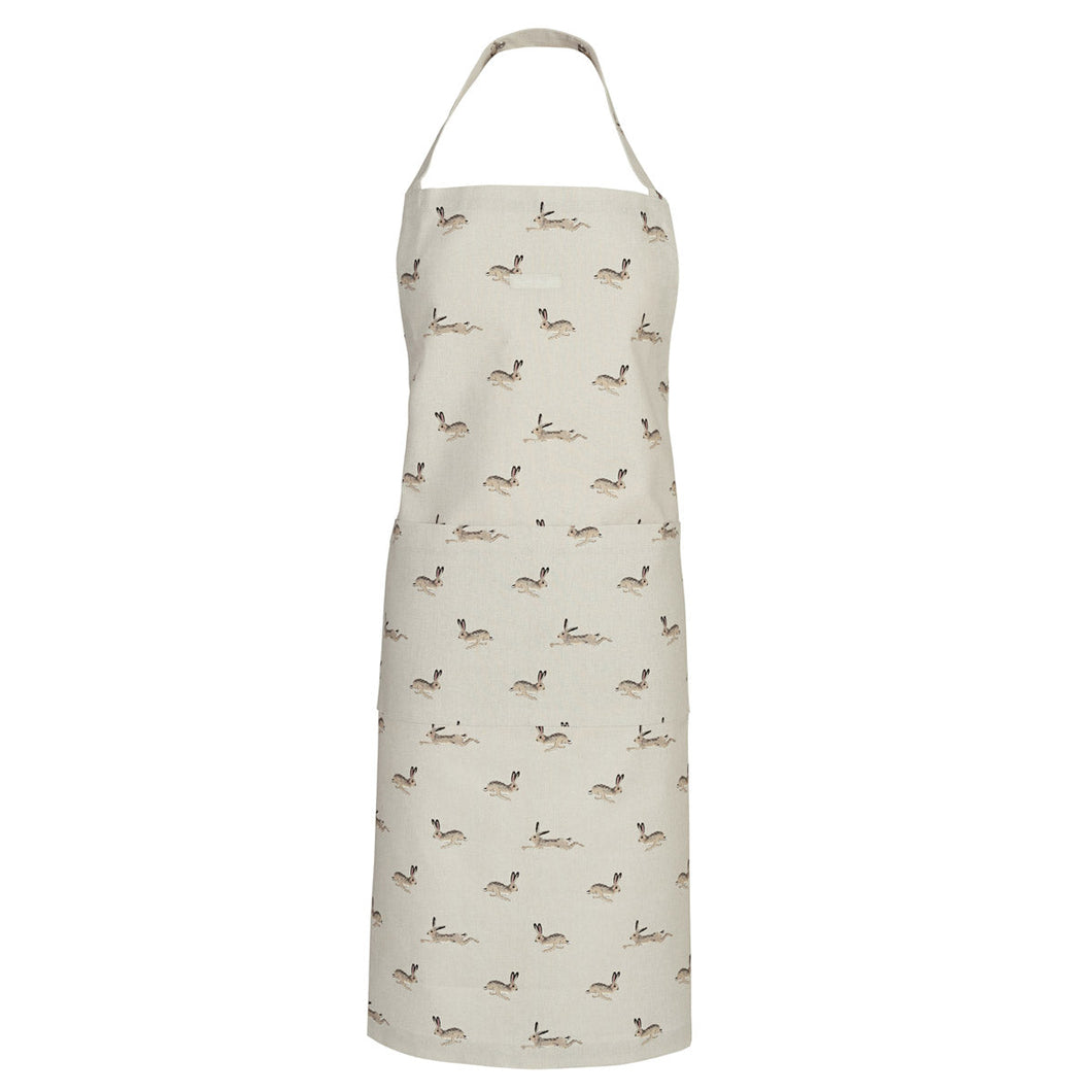 Adult Apron - Hare - Zebra Blush