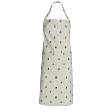 Load image into Gallery viewer, Adult Apron - Bees - Zebra Blush
