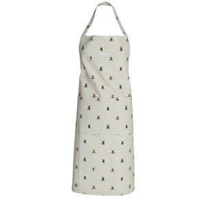 Adult Apron - Bees - Zebra Blush