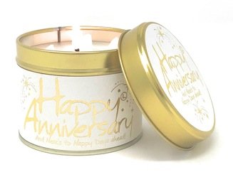 Happy Anniversary Scented Candle - Zebra Blush