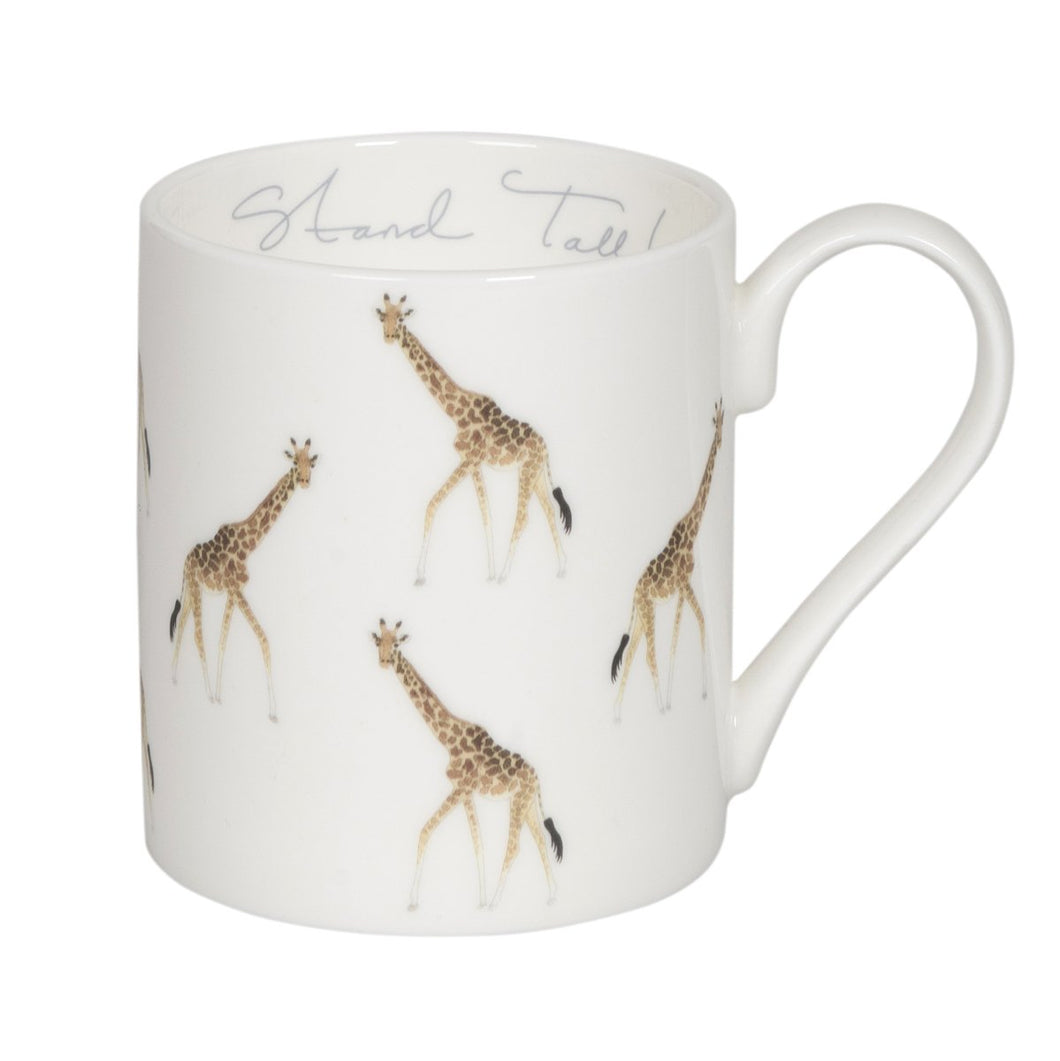 Mug - Standard - ZSL - Giraffe - Zebra Blush