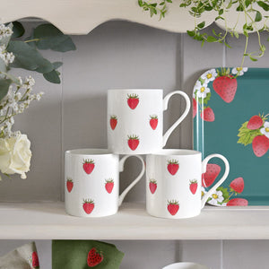 Mug - Standard - Strawberries - Zebra Blush