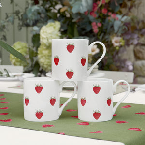 Mug - Standard - Strawberries - Zebra Blush