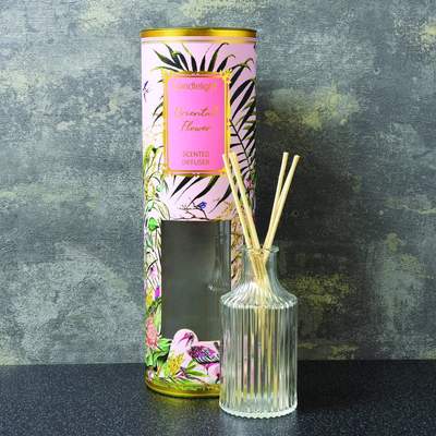 Oriental Flower Reed Diffuser-150ml - Zebra Blush