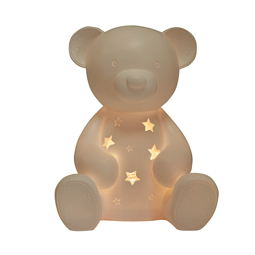 Bambino Light Up Night Light Bear - Zebra Blush