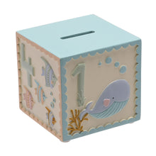 Load image into Gallery viewer, Petit Cheri Resin Sea Cube Money Box
