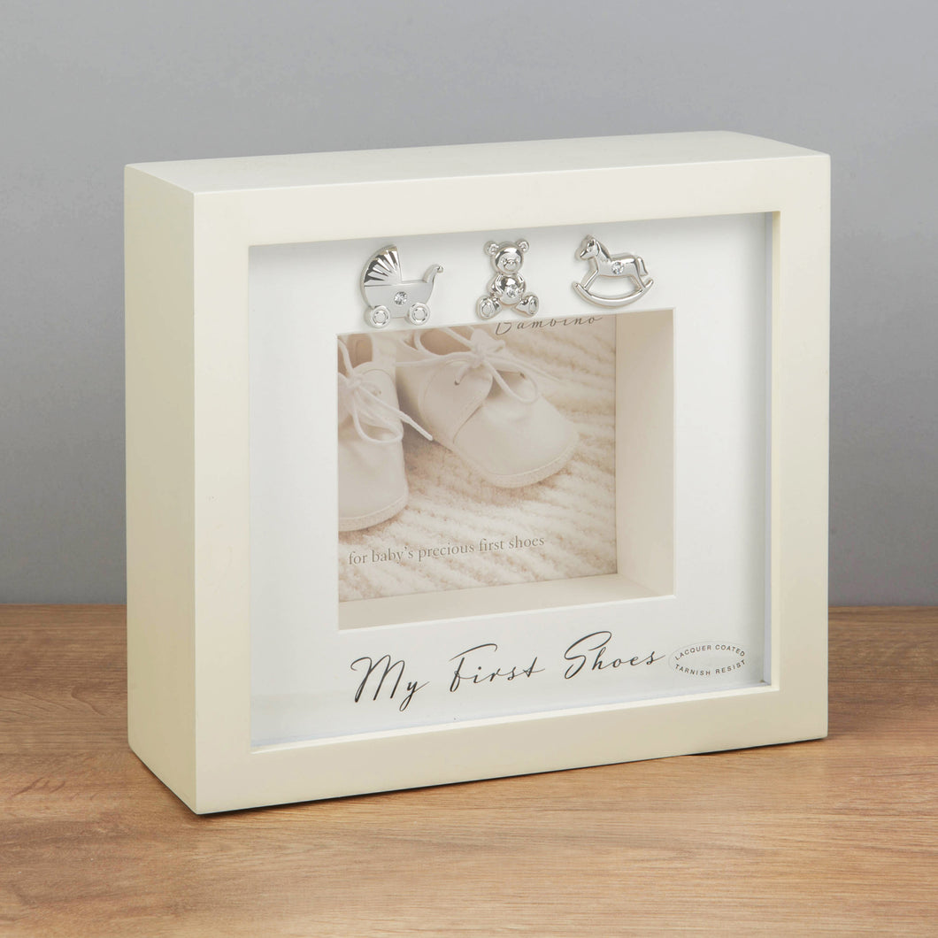 Bambino My First Shoes Keepsake Display Box - Zebra Blush