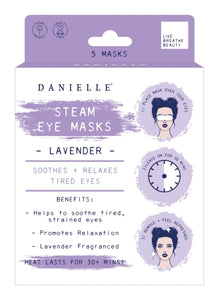 5pc Lavender Steam Eye Mask - Zebra Blush