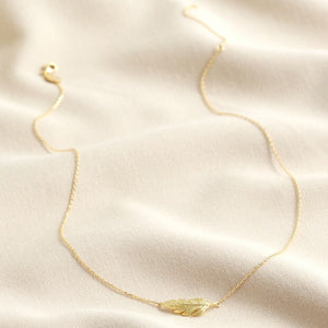 Feather Necklace Gold / Silver