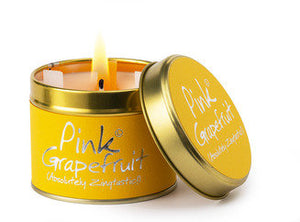 Pink Grapefruit Scented Candle - Zebra Blush