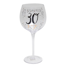 Load image into Gallery viewer, Luxe Birthday Gin Glass - Zebra Blush
