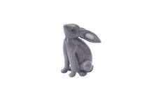 Load image into Gallery viewer, Send With Love Lucky Grey Glass Stargazing Hare
