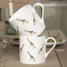 Load image into Gallery viewer, Mug - Standard - ZSL - Giraffe - Zebra Blush
