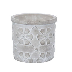 Floral Trellis Citronella Candle, Sml - Zebra Blush