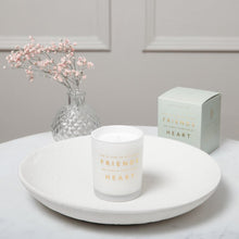 Load image into Gallery viewer, Friends Are Always Together At Heart&#39; Candle Fresh Linen and White Lily
