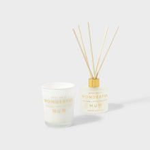 Load image into Gallery viewer, Mini Fragrance Set &#39;Every Day Is Wonderful Because I Have You As My Mum&#39; Peach Rose and Sweet Mandarin
