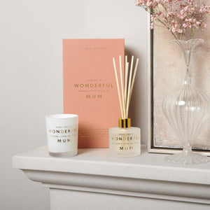 Mini Fragrance Set 'Every Day Is Wonderful Because I Have You As My Mum' Peach Rose and Sweet Mandarin