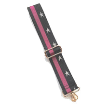 Load image into Gallery viewer, Fushcia Silver Star Navy Detachable Strap 014 - Zebra Blush
