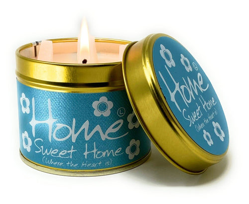 Home Sweet Home Tin Candle - Zebra Blush