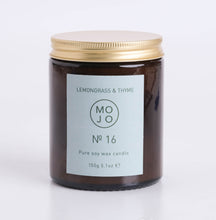 Load image into Gallery viewer, MOJO LEMONGRASS AND THYME CANDLE No. 16     150g small - Zebra Blush
