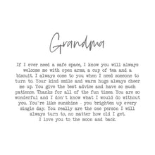 Load image into Gallery viewer, Moments Stoneware Mug Grandma
