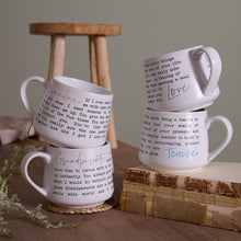 Load image into Gallery viewer, Moments Stoneware Mug Grandma
