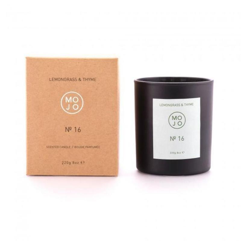 MOJO LEMONGRASS AND THYME CANDLE No. 16 - Zebra Blush