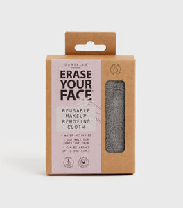Erase Your Face Makeup Removing Cloth - Soft Colour Grey - Zebra Blush
