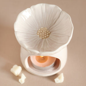 Flower Ceramic Wax Burner