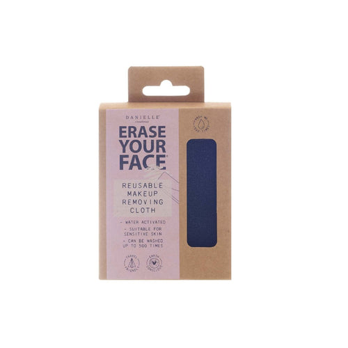 Erase your Face Reusable Makeup Removing Cloth-Black - Zebra Blush