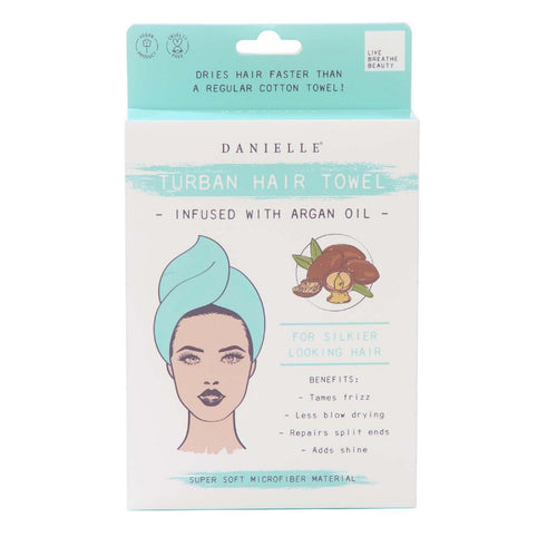 Argan Oil Infused Hair Turban - Zebra Blush