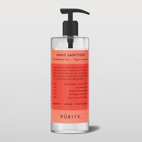 Bergamot, Vetiver and Black Pepper Hand Sanitiser-250ml - Zebra Blush
