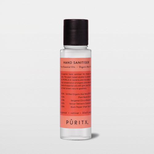Bergamot, Vetiver and Black Pepper Hand Sanitiser-60ml - Zebra Blush