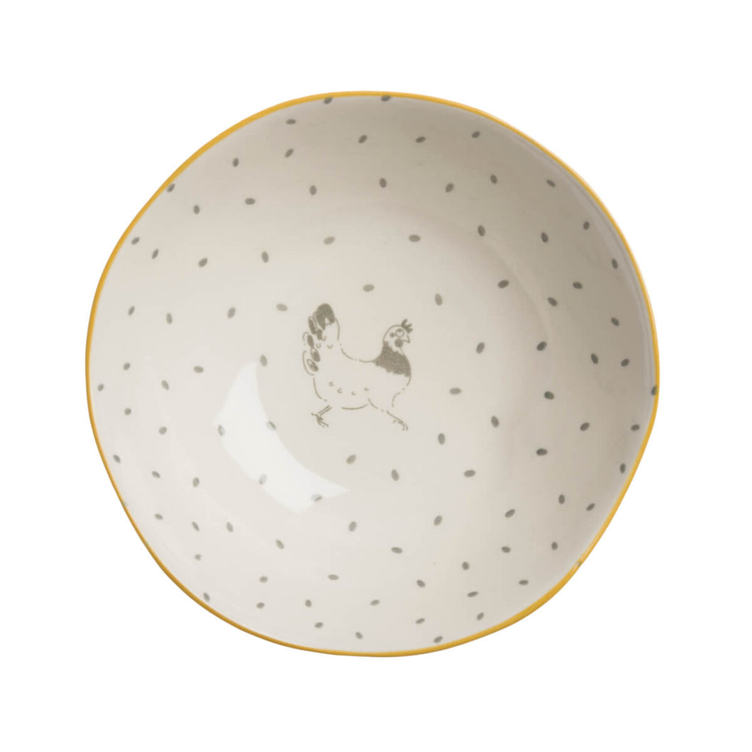 Nibbles Bowl - Stoneware - Chicken