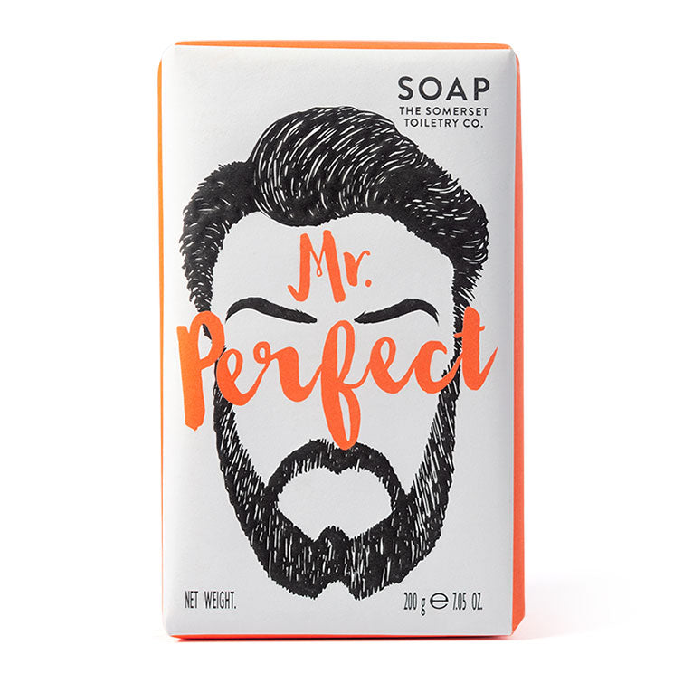 Mr Perfect Soap – Spearmint and Patchouli 200g - Zebra Blush