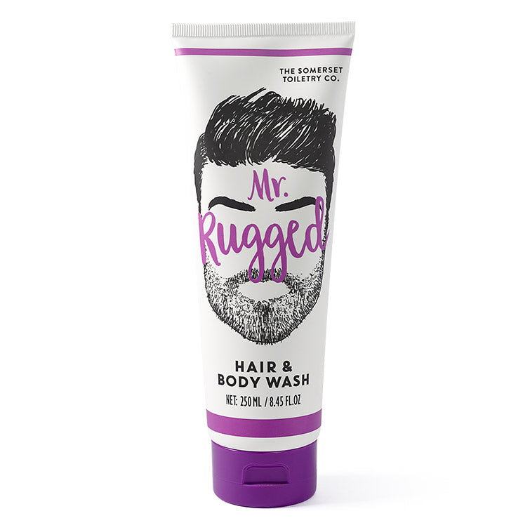 Mr Rugged Hair & Body Wash – Cedarwood and Lemongrass 250ml - Zebra Blush
