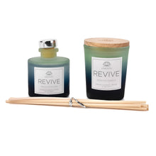 Load image into Gallery viewer, Serenity Revive - Fragranced Reed Diffuser &amp; Candle Set - Zebra Blush
