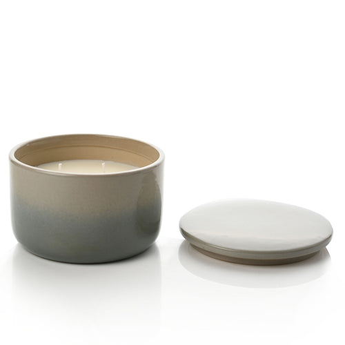 Serenity Relax Ceramic 430g Candle Rose & Pink Pepper - Zebra Blush