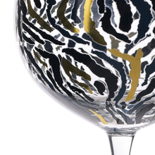 Load image into Gallery viewer, Frida Set of 2 Zebra Print Gin Glasses
