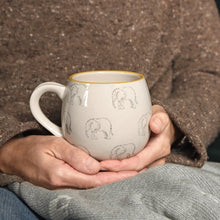 Load image into Gallery viewer, Mug - Stoneware - Patterned - Elephants - Zebra Blush
