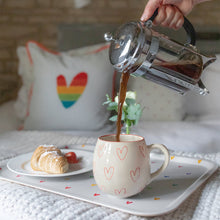 Load image into Gallery viewer, Mug - Stoneware - Patterned - Hearts
