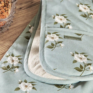 Double Oven Glove - Roses